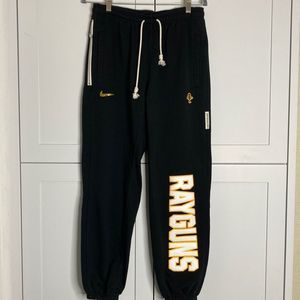 Nike Dri Fit Standard Issue Rayguns Sweatpants Black Mens Sz Medium Preowned